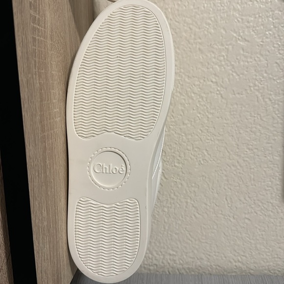 Chloe Lauren Scalloped Slip-On Sneakers in white - Picture 3 of 5